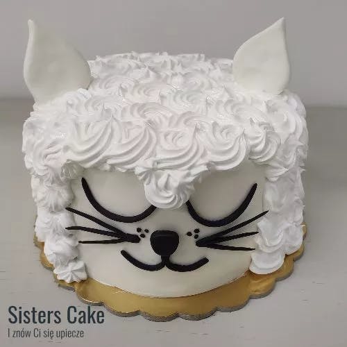Tort Biały Kotek